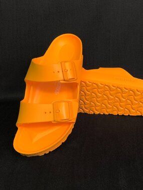 Birkenstock Orange Arizona EVA Crocus Sandals Women's US10 NWT